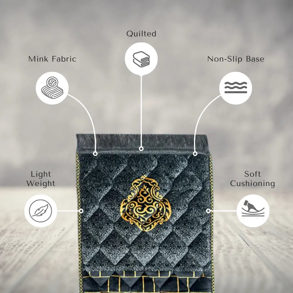 Luxury Velvet Prayer Mat Janamaz